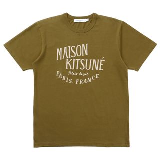 メゾンキツネ/MAISON KITSUNE シャツ アパレル メンズ PALAIS ROYAL CLASSIC TEE-SHIRT Tシャツ KHAKI LM00113KJ0008-0001-P360 _0410ff