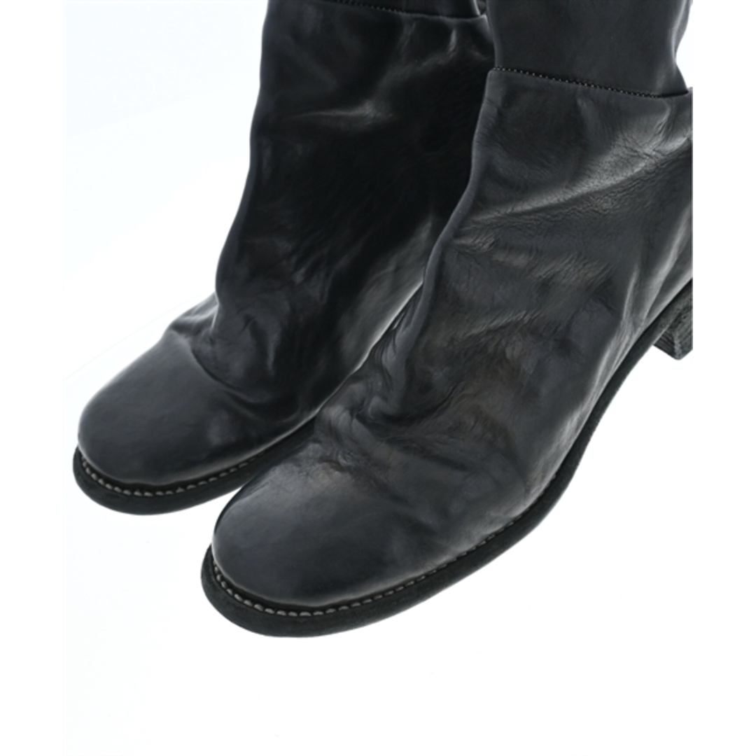GUIDI(グイディ)のGUIDI グイディ ブーツ EU39(25.5cm位) 黒 【古着】【中古】 レディースの靴/シューズ(ブーツ)の商品写真