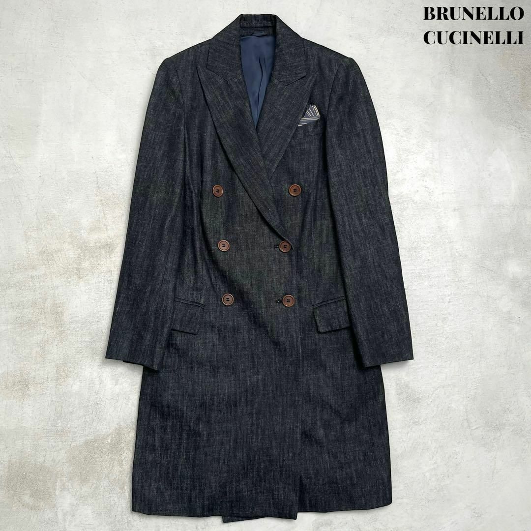 BRUNELLO CUCINELLI(ブルネロクチネリ)の【美品】BRUNELLO CUCINELLI コート ジャケット モニーレ 36 レディースのジャケット/アウター(その他)の商品写真