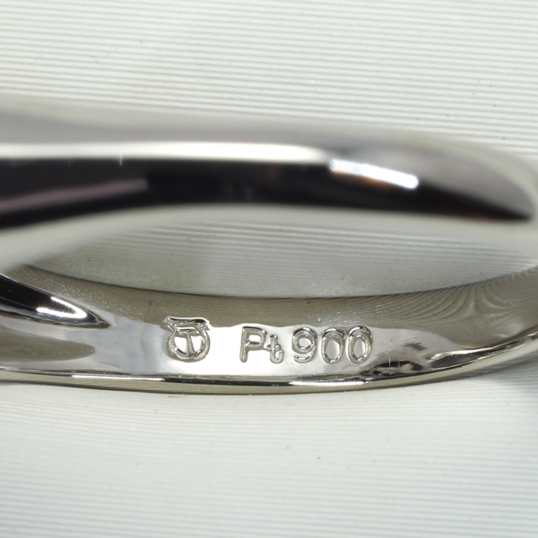 TASAKI(タサキ)のタサキ リング パール 黒蝶真珠 10.2mm ダイヤ  14号 Pt900  レディースのアクセサリー(リング(指輪))の商品写真