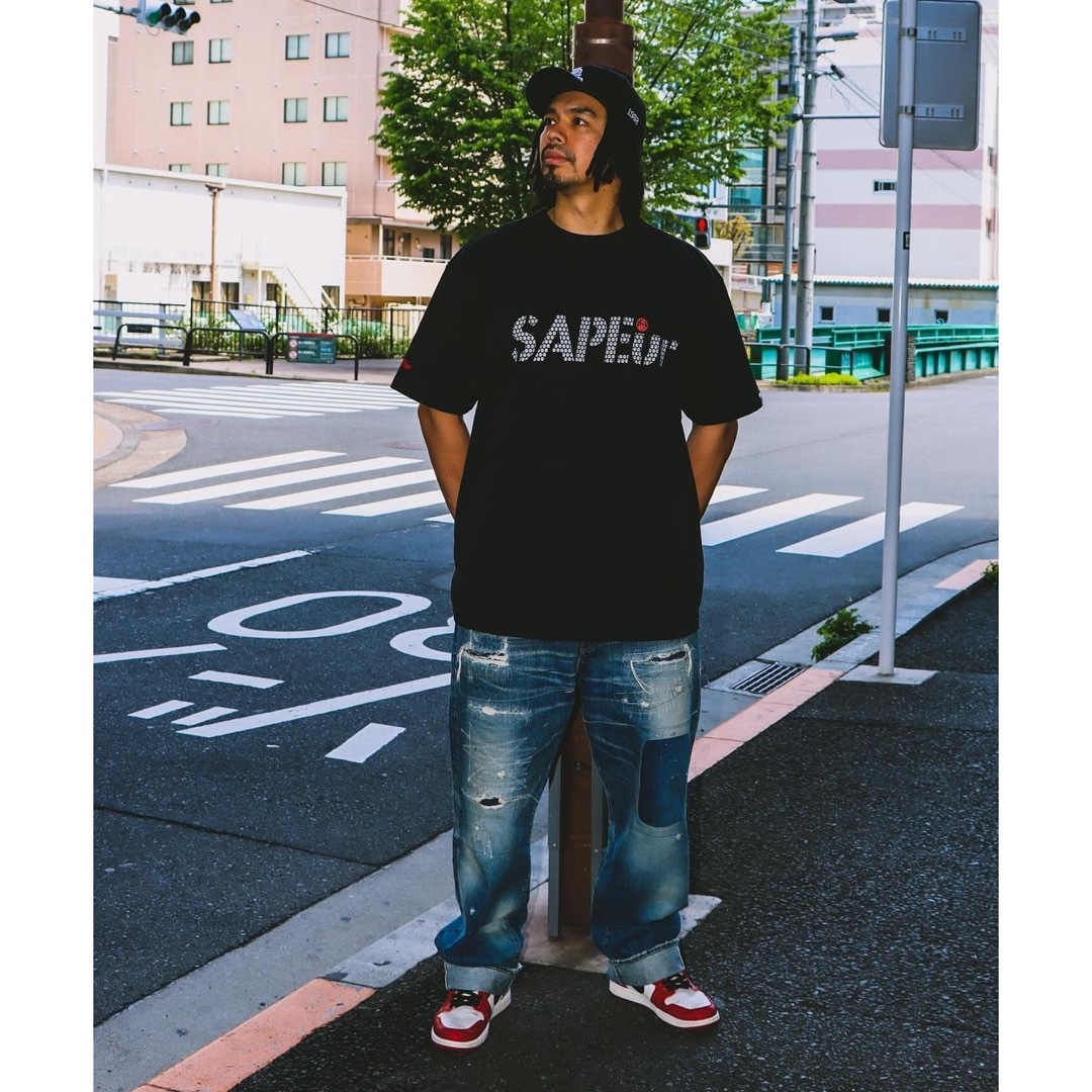 SAPEur MASATOSHI HAMADA サプール 浜田 レッド L メンズのトップス(Tシャツ/カットソー(半袖/袖なし))の商品写真
