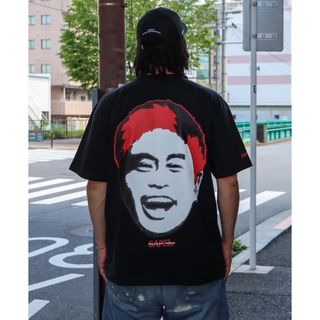 SAPEur MASATOSHI HAMADA サプール 浜田 レッド L(Tシャツ/カットソー(半袖/袖なし))