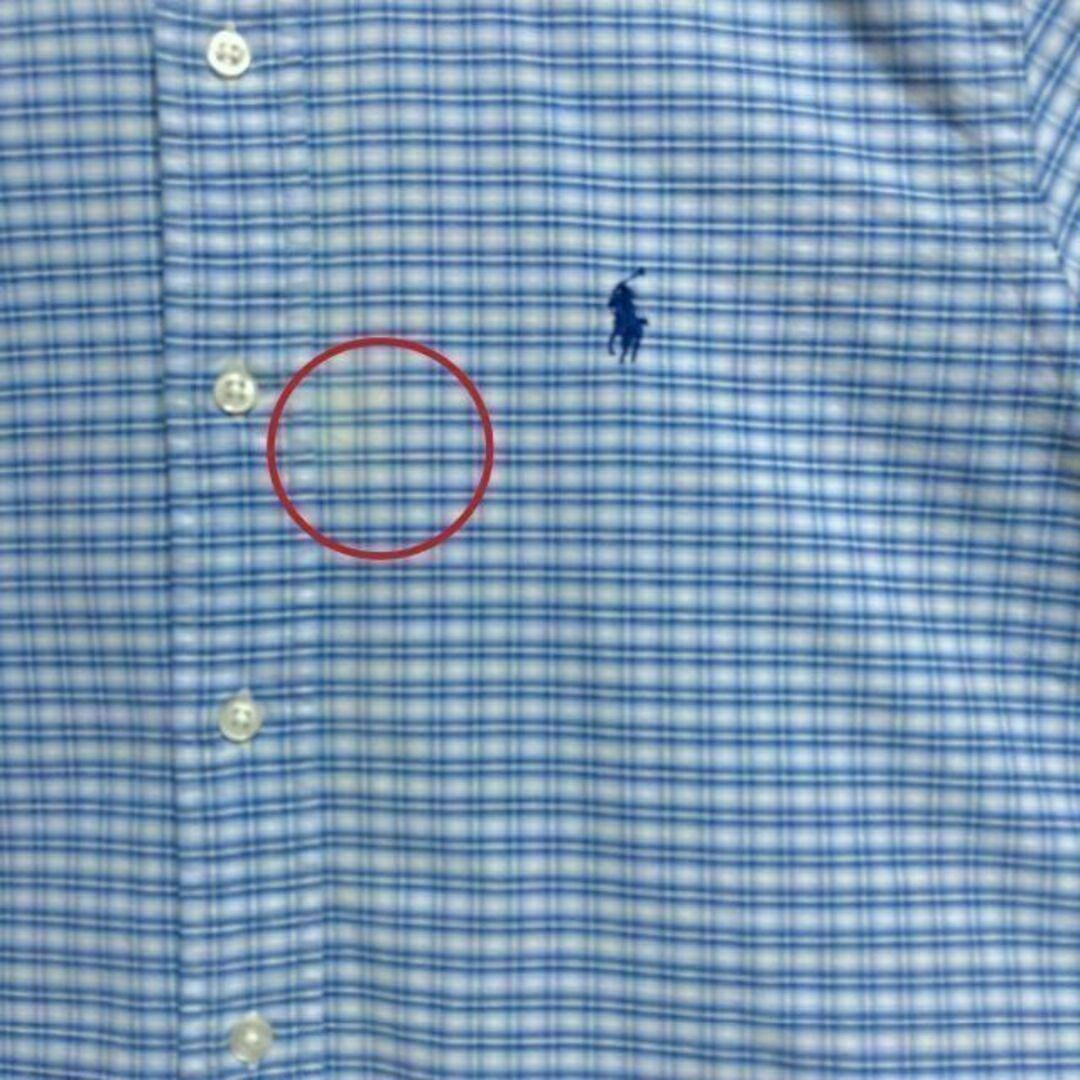 Ralph Lauren(ラルフローレン)のj19 US古着 ラルフローレン BD半袖シャツ CLASSICFIT 刺繍ロゴ メンズのトップス(シャツ)の商品写真