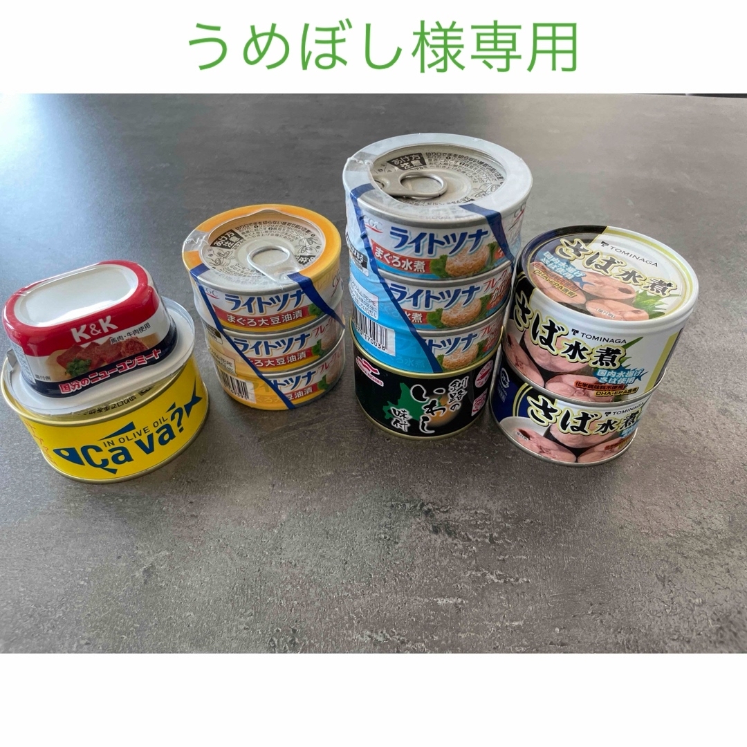 Maruha Nichiro(マルハニチロ)の缶詰　まとめ売り　サバ缶　ツナ缶　いわし缶　ニューコンミート 食品/飲料/酒の食品(その他)の商品写真