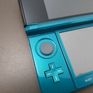 ニンテンドー3DS(ニンテンドー3DS)の安心の整備済み！◆任天堂3DS 中古本体◆アクアブルー◆90(携帯用ゲーム機本体)