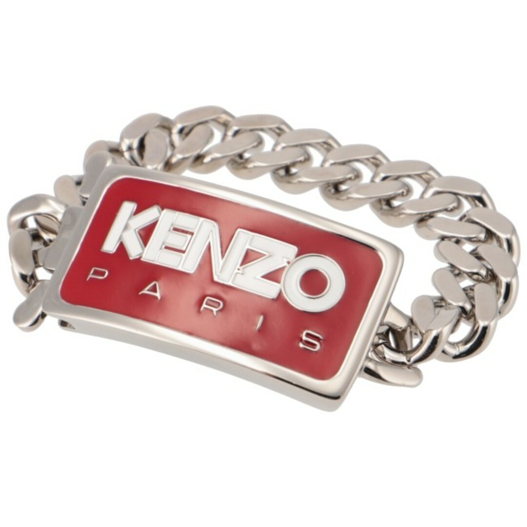 KENZO(ケンゾー)のケンゾー/KENZO ブレスレット メンズ KENZO IDENTITY BRACELET チェーンブレスレット MEDIUM RED FD55BI421M03-0003-21 _0410ff メンズのアクセサリー(ブレスレット)の商品写真