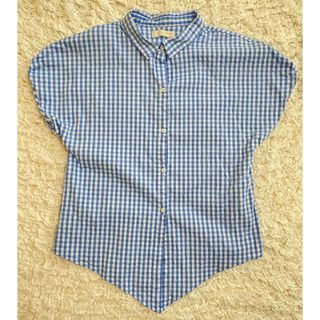 ザラ(ZARA)のZARA KIDS ギンガムチェック　半袖　シャツ(Tシャツ/カットソー(半袖/袖なし))