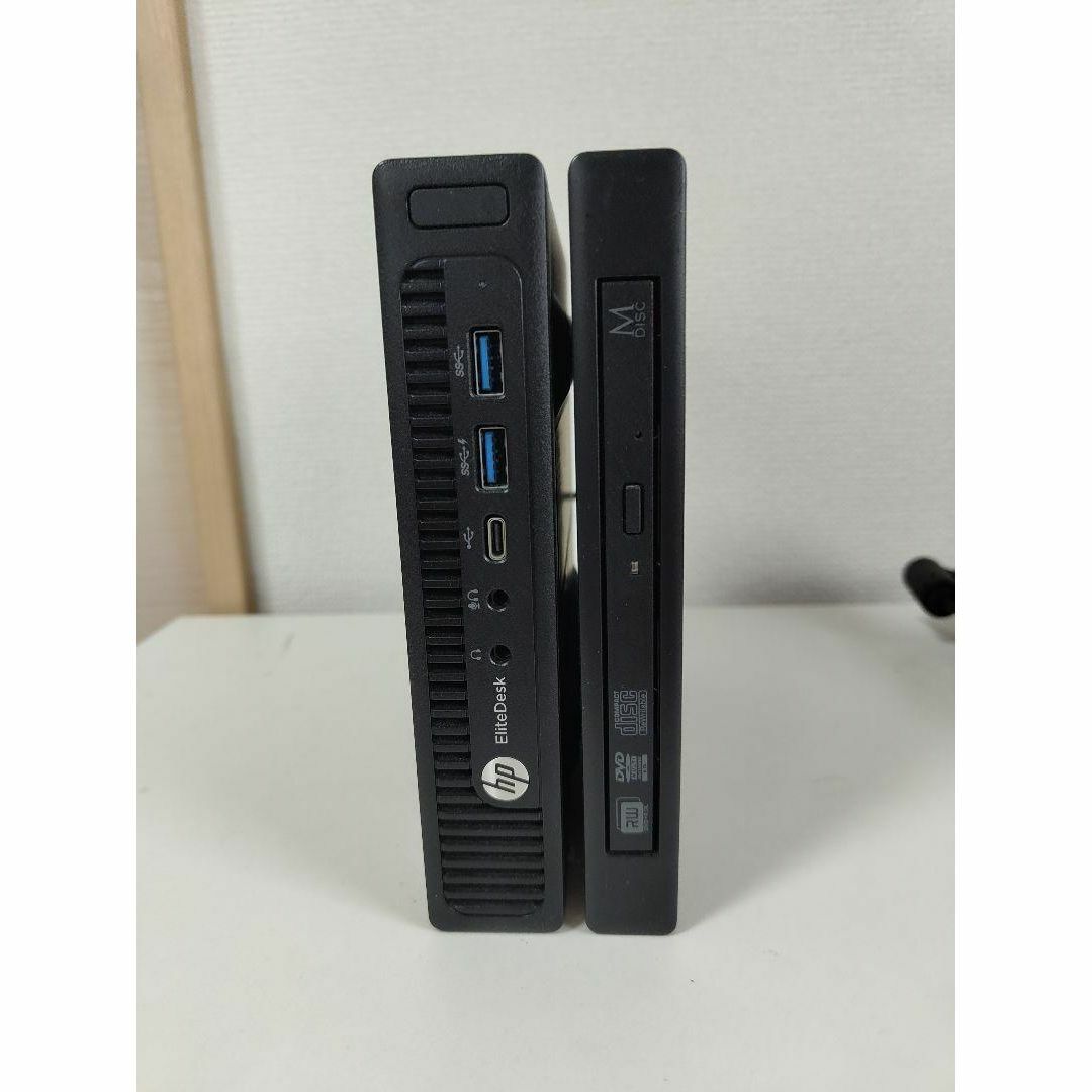 HP(ヒューレットパッカード)のHP EliteDesk 800 G2 DM ※Office2013 スマホ/家電/カメラのPC/タブレット(デスクトップ型PC)の商品写真