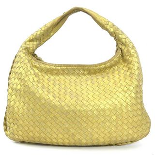 Bottega Veneta - ボッテガヴェネタ BOTTEGAVENETA ハンドバッグ イントレチャート レザー ゴールド レディース 送料無料【中古】 e58645a