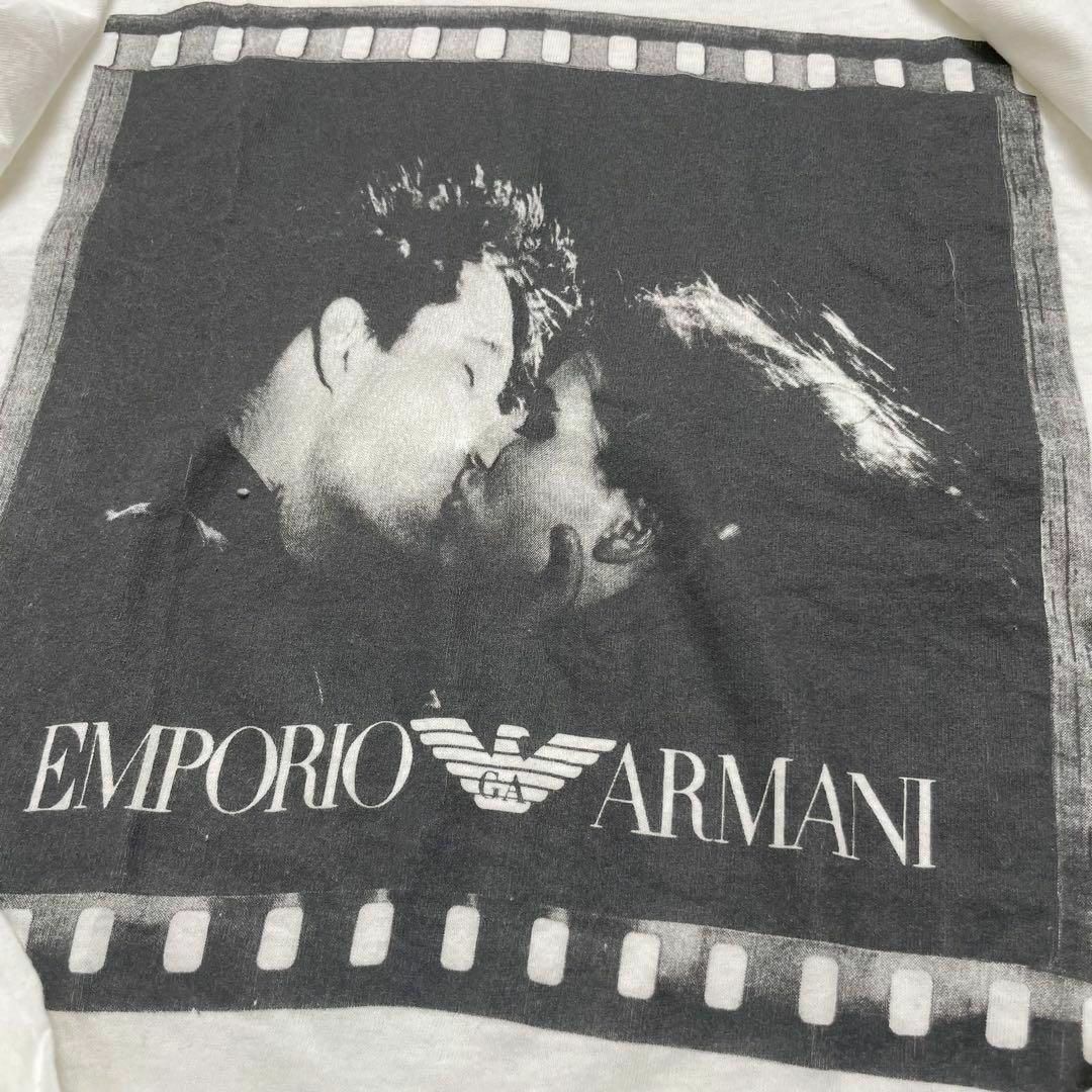 Armani(アルマーニ)の【80s】ARMANI アルマーニ Bruce Weber 半袖 Tシャツ L メンズのトップス(Tシャツ/カットソー(半袖/袖なし))の商品写真