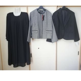 新品♡セレモニー3点セット♡17号(礼服/喪服)