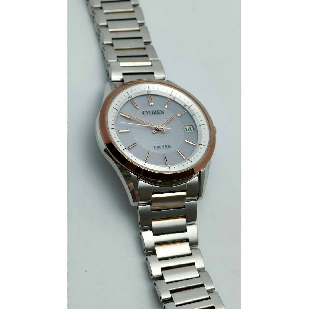 CITIZEN(シチズン)の人気モデル　シチズン　高級ライン　エクシード　電波ソーラー　軽量薄型　電波時計 メンズの時計(腕時計(アナログ))の商品写真