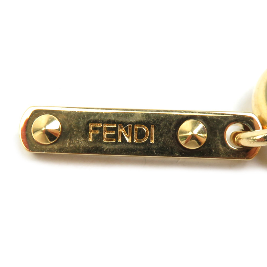 FENDI(フェンディ)のフェンディ FENDI チャーム ファー/メタル/レザー パープル ゴールド ユニセックス 送料無料【中古】 e58657j ハンドメイドのアクセサリー(チャーム)の商品写真