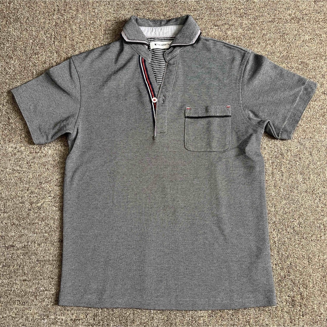THE SHOP TK(ザショップティーケー)のポロシャツ150 キッズ/ベビー/マタニティのキッズ服男の子用(90cm~)(Tシャツ/カットソー)の商品写真