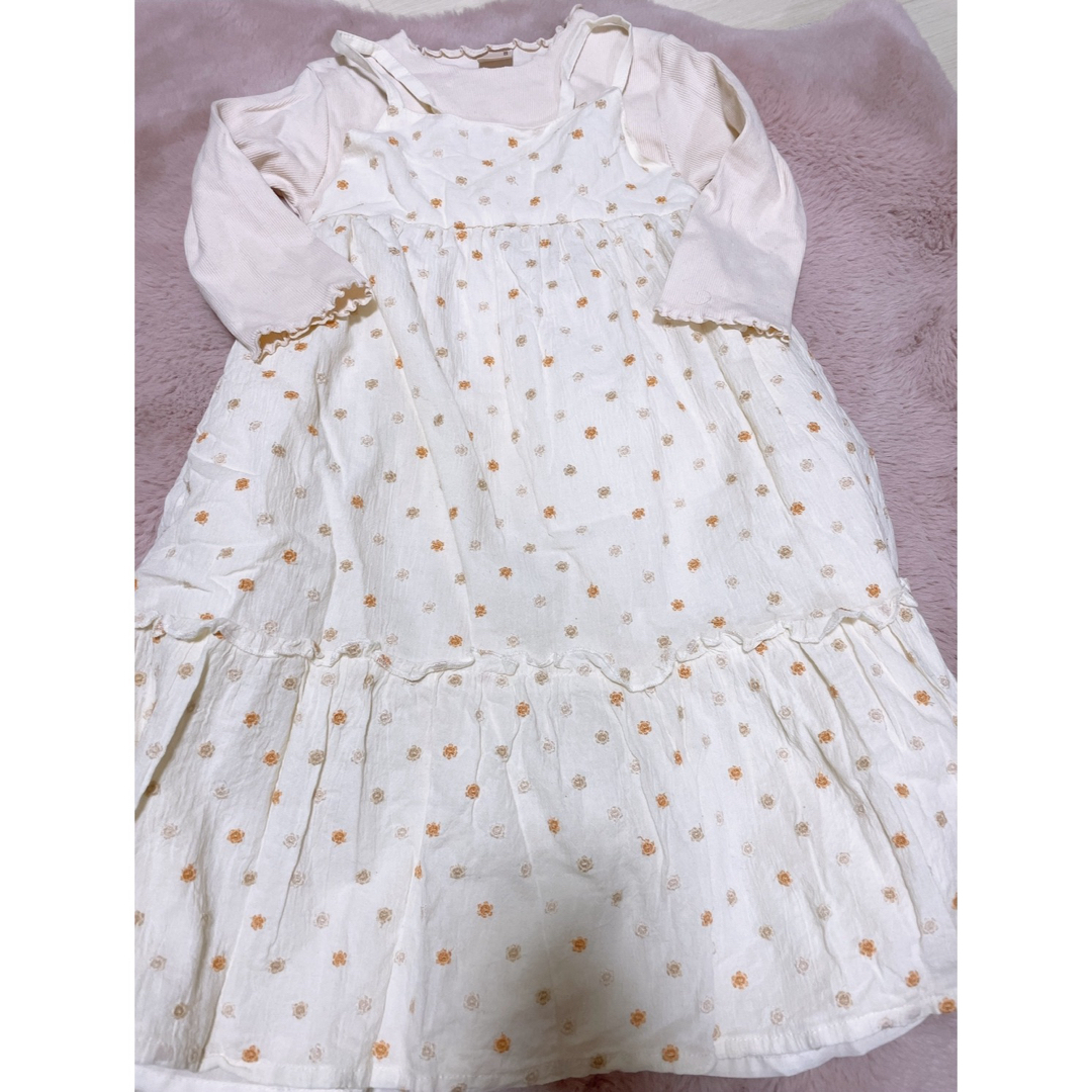 petit main(プティマイン)のプティマイン ワンピース 120 キッズ/ベビー/マタニティのキッズ服女の子用(90cm~)(ワンピース)の商品写真