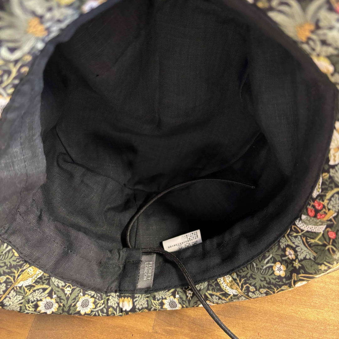 新品　リバティプリント/リネンハット　ストロベリーシーフ レディースの帽子(ハット)の商品写真
