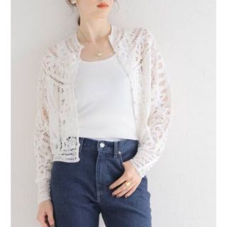 IENA LA BOUCLE バテンレースブラウス