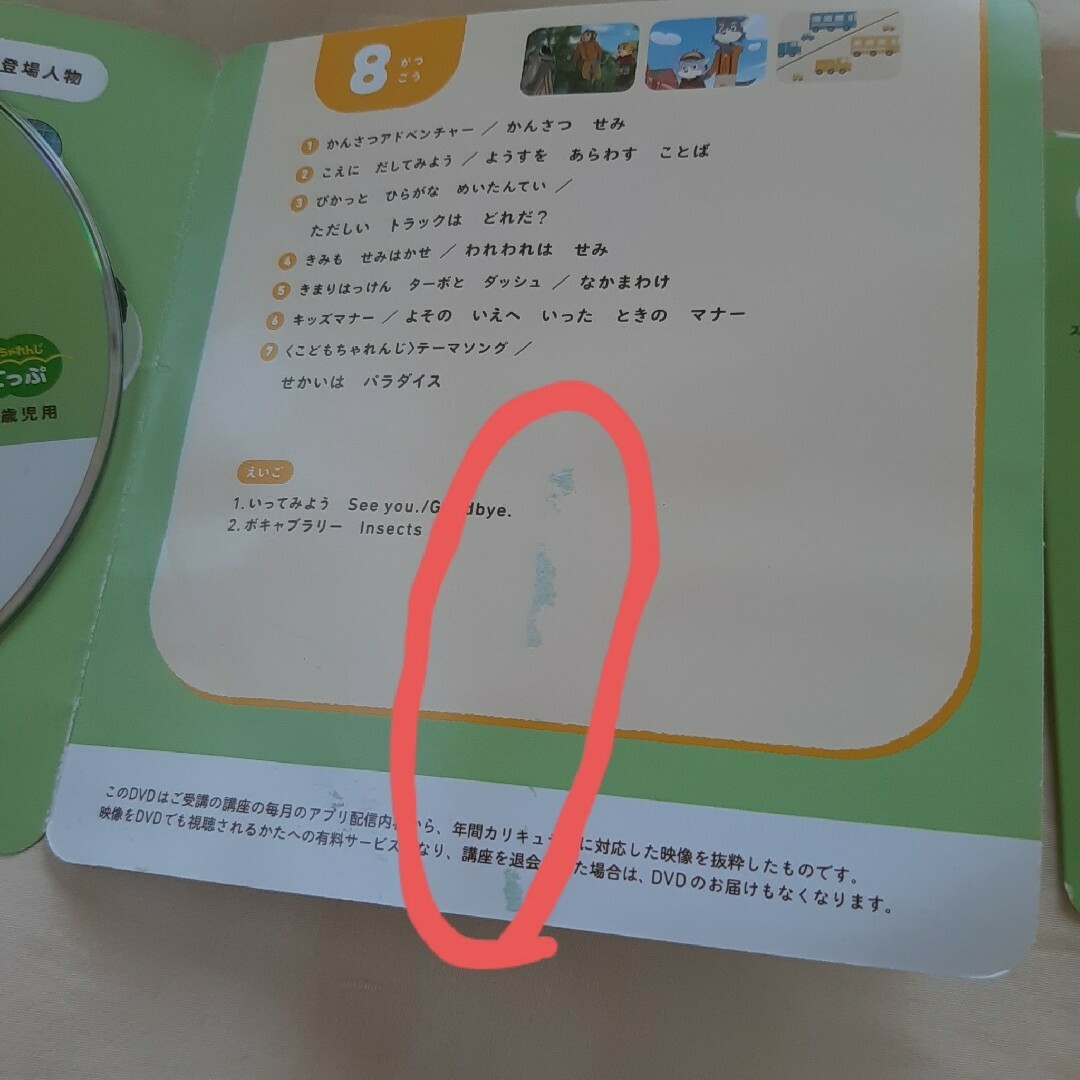 Benesse(ベネッセ)のこどもちゃれんじ　すてっぷ　4・5歳児用　DVD　4月号～1月号　2023年度 エンタメ/ホビーのDVD/ブルーレイ(キッズ/ファミリー)の商品写真