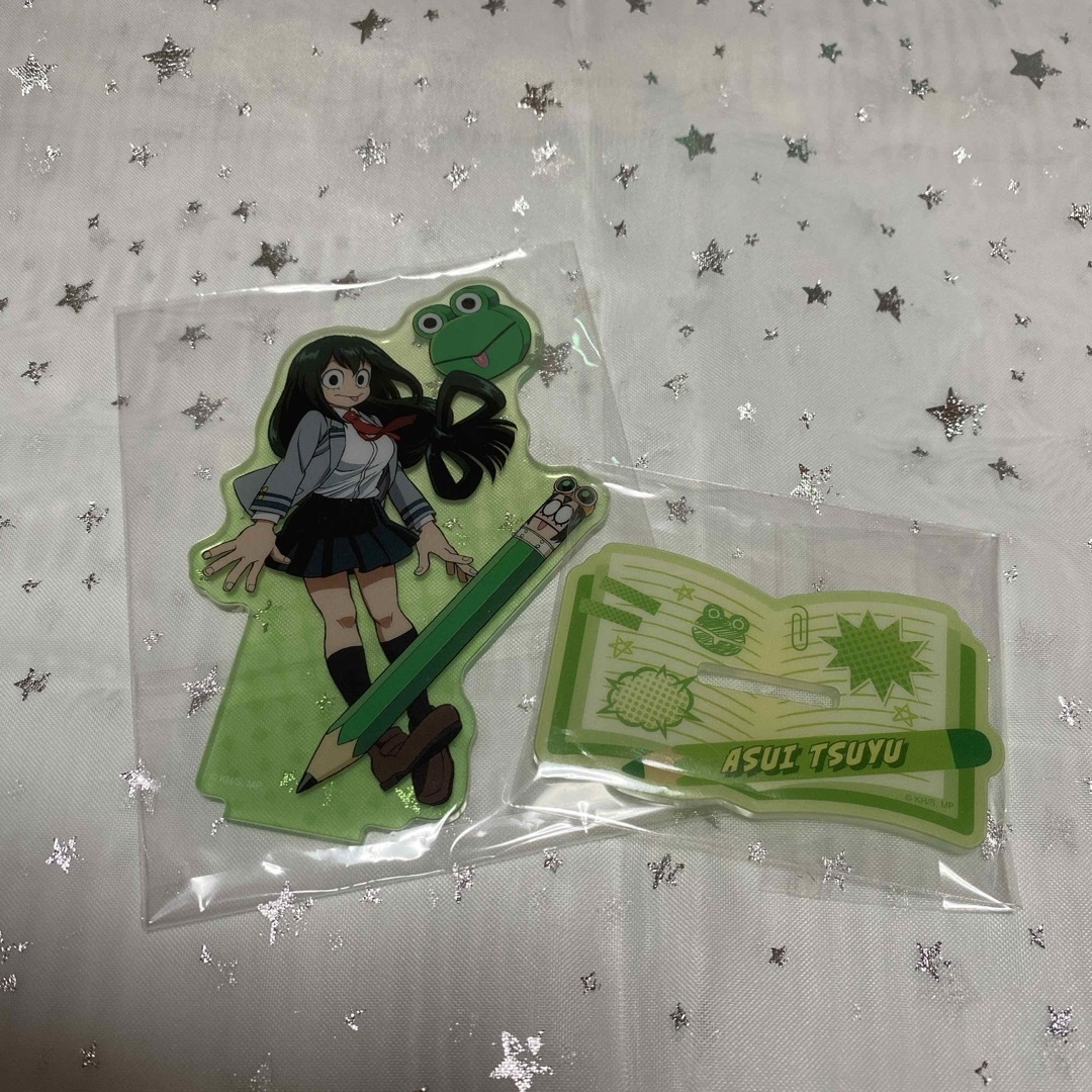 ヒロアカ 蛙吹梅雨 アクスタ エンタメ/ホビーのおもちゃ/ぬいぐるみ(キャラクターグッズ)の商品写真