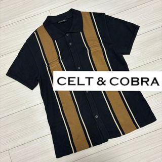 ケルトアンドコブラ(Celt and Cobra)の00s■CELT&COBRA■メキシカン ニット シャツ キューバ ポロシャツ(シャツ)