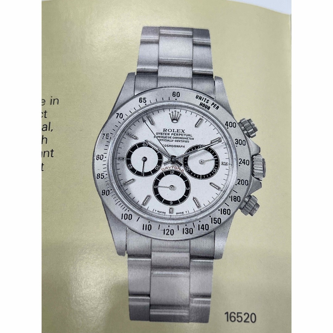 ROLEX(ロレックス)のロレックス ROLEX 1998年 デイトナ冊子 16520 16523 逆6 メンズの時計(その他)の商品写真