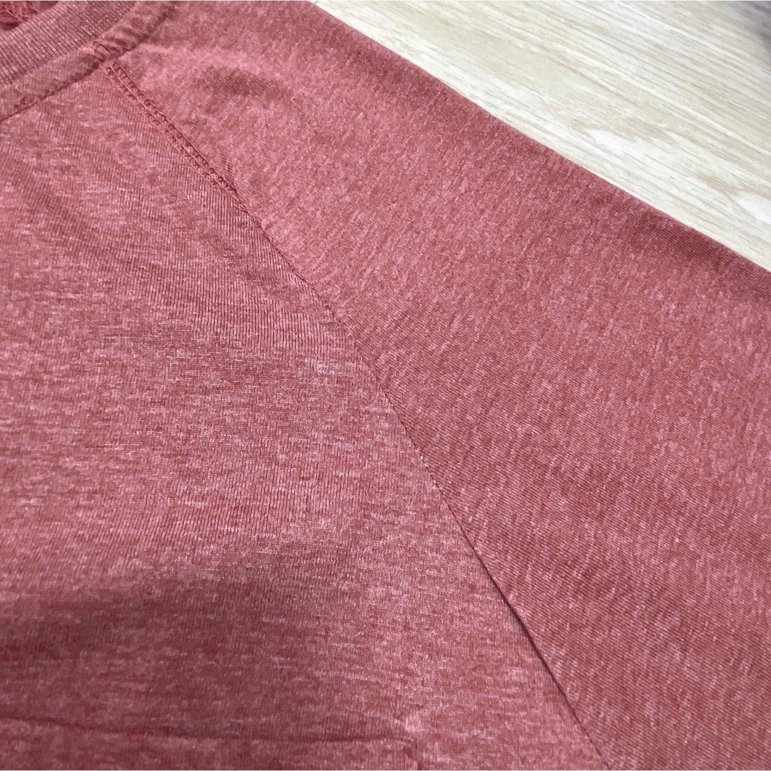 USA古着　Tシャツ　XL　レッド　赤　テラコッタ　胸ポケット　ワンポイント メンズのトップス(シャツ)の商品写真