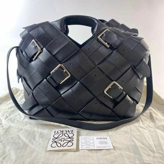 ロエベ(LOEWE)の美品 ロエベ LOEWE ウーブン 2wayショルダーバッグ ハンドバッグ(ショルダーバッグ)