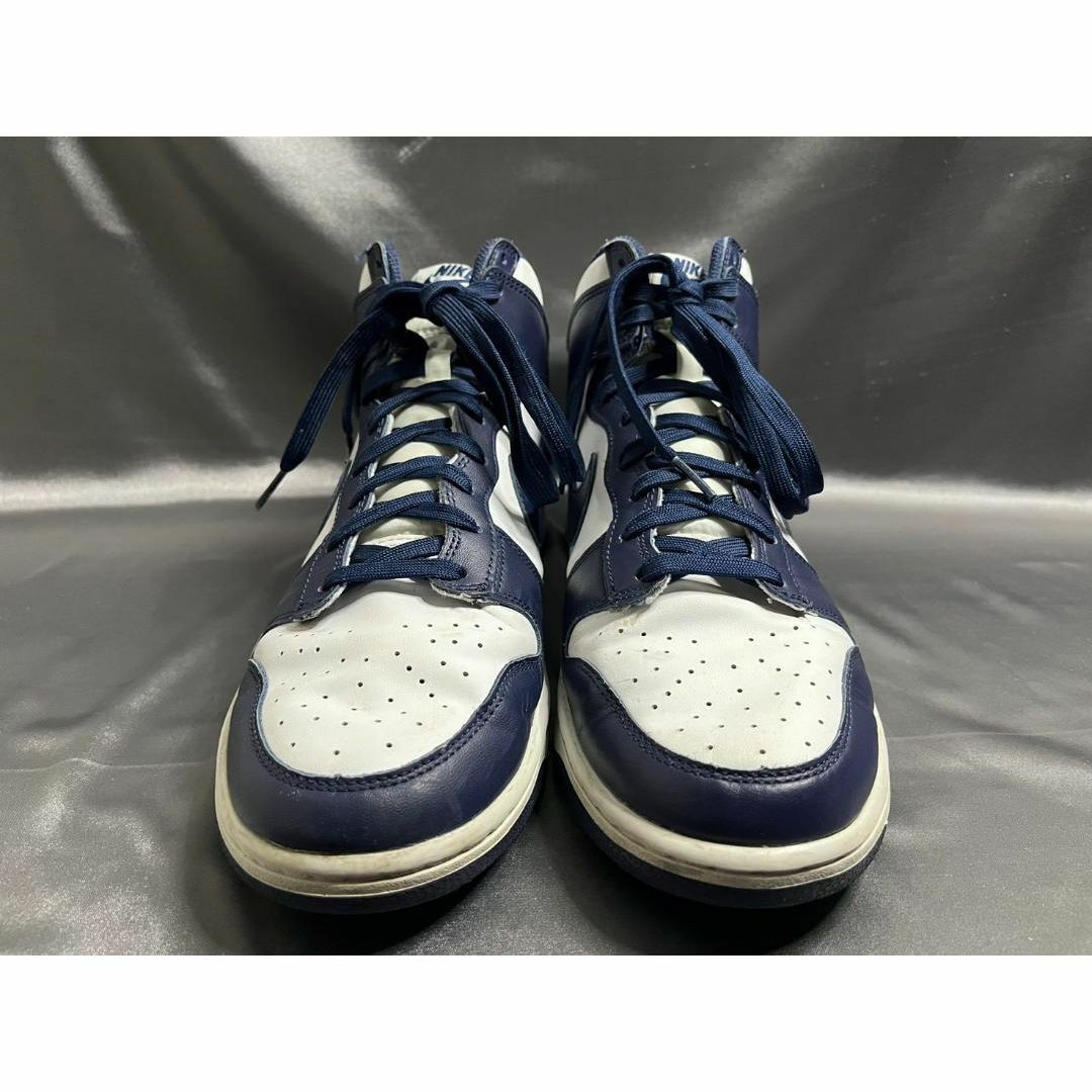 NIKE(ナイキ)の29㎝ NIKE DUNK HI RETRO WHITE/NAVY ダンクハイ メンズの靴/シューズ(スニーカー)の商品写真