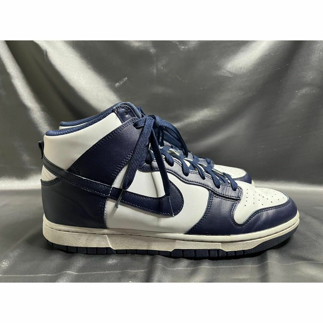 NIKE(ナイキ)の29㎝ NIKE DUNK HI RETRO WHITE/NAVY ダンクハイ メンズの靴/シューズ(スニーカー)の商品写真