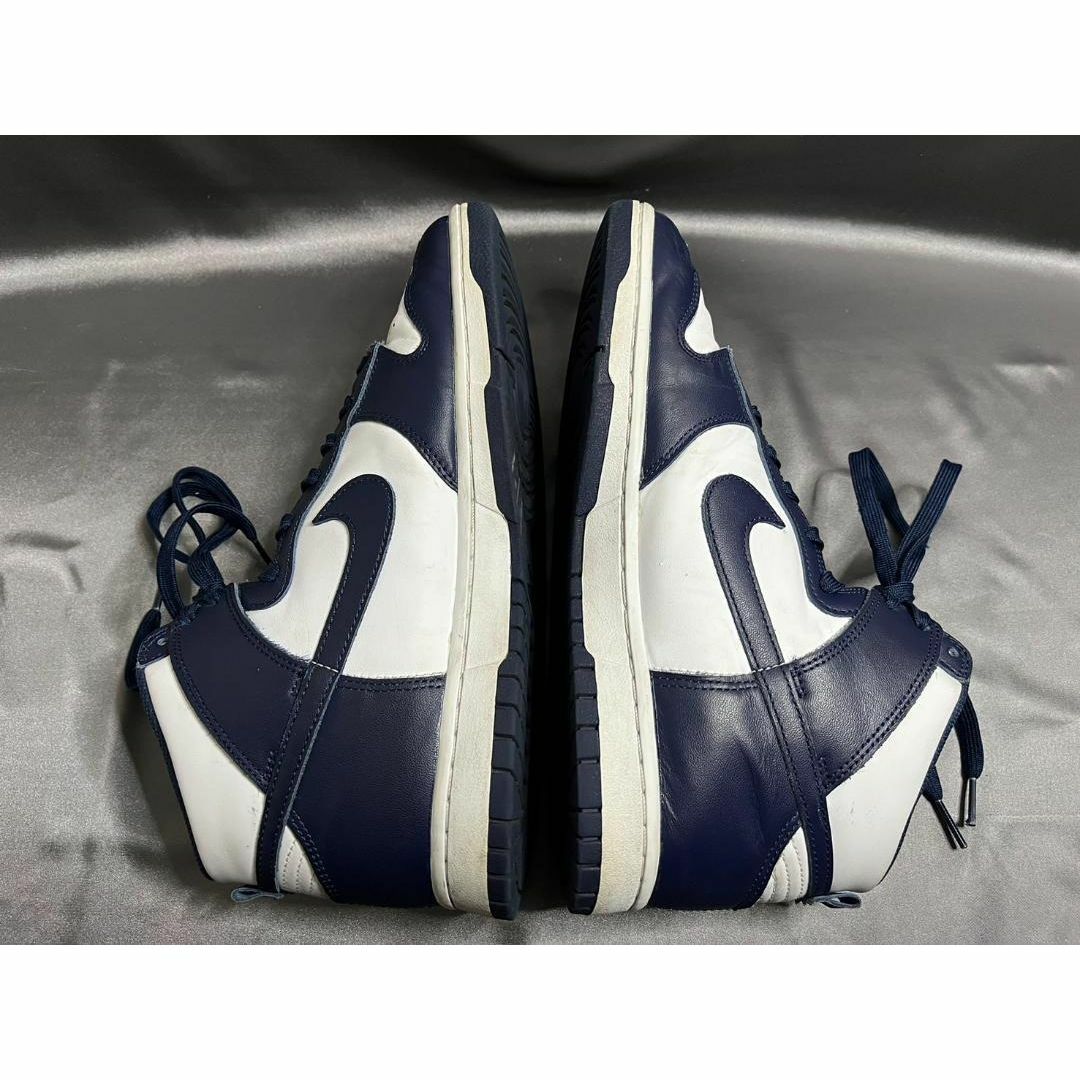 NIKE(ナイキ)の29㎝ NIKE DUNK HI RETRO WHITE/NAVY ダンクハイ メンズの靴/シューズ(スニーカー)の商品写真