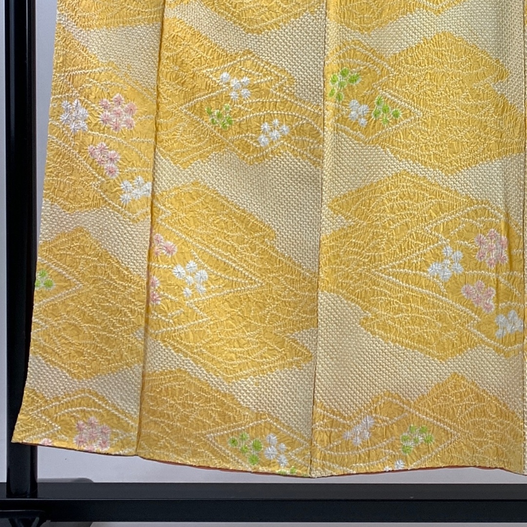 小紋 身丈152cm 裄丈62cm 正絹 美品 秀品 【中古】 レディースの水着/浴衣(着物)の商品写真