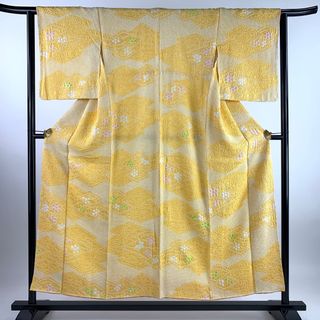 小紋 身丈152cm 裄丈62cm 正絹 美品 秀品 【中古】