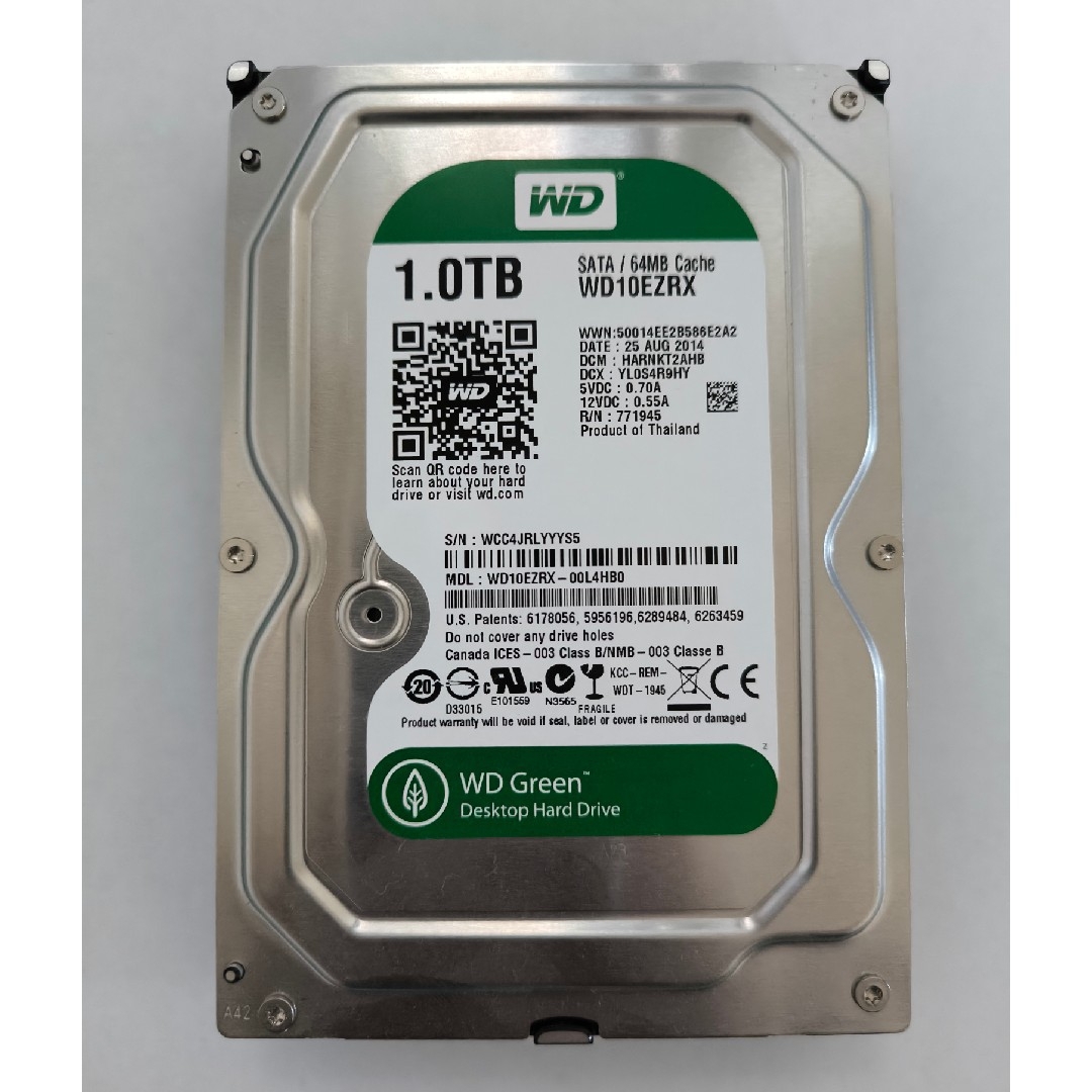 Western Digital 3.5インチ内蔵HDD 1TB SATA/6.… スマホ/家電/カメラのPC/タブレット(PCパーツ)の商品写真