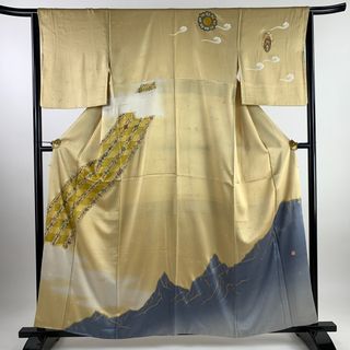 訪問着 身丈159.5cm 裄丈65cm 正絹 秀品 【中古】(着物)