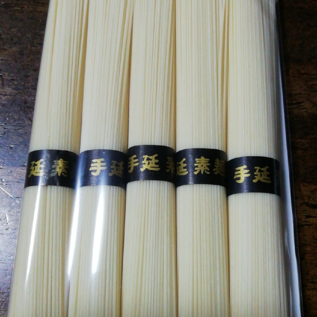 島原素麺(シマバラソウメン)の島原手延そうめん　包装２箱(250g×2)素麺500g　無漂白　長崎県特産品 食品/飲料/酒の食品(麺類)の商品写真