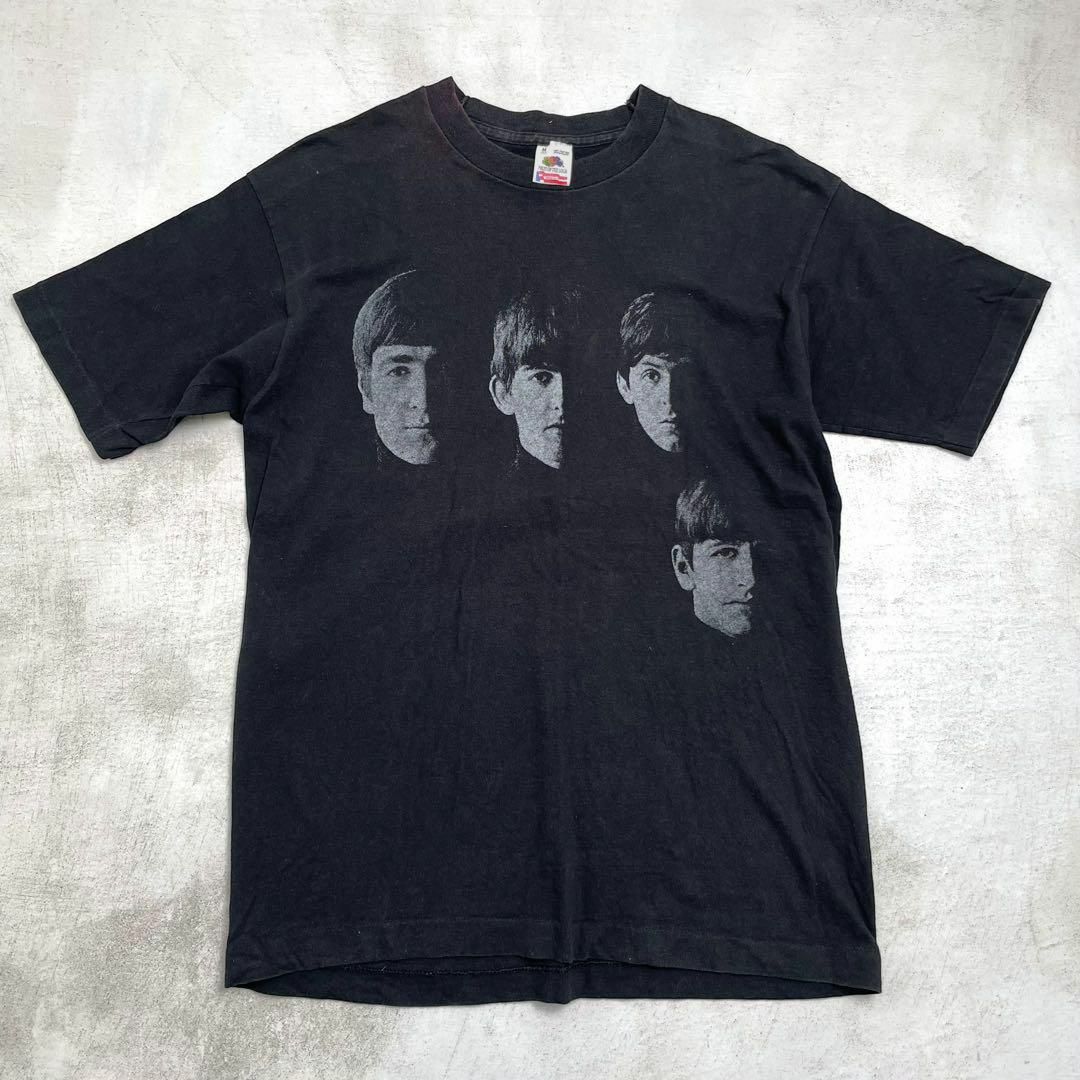 【90s】THE BEATLES ビートルズ 両面 プリント 半袖 Tシャツ M メンズのトップス(Tシャツ/カットソー(半袖/袖なし))の商品写真