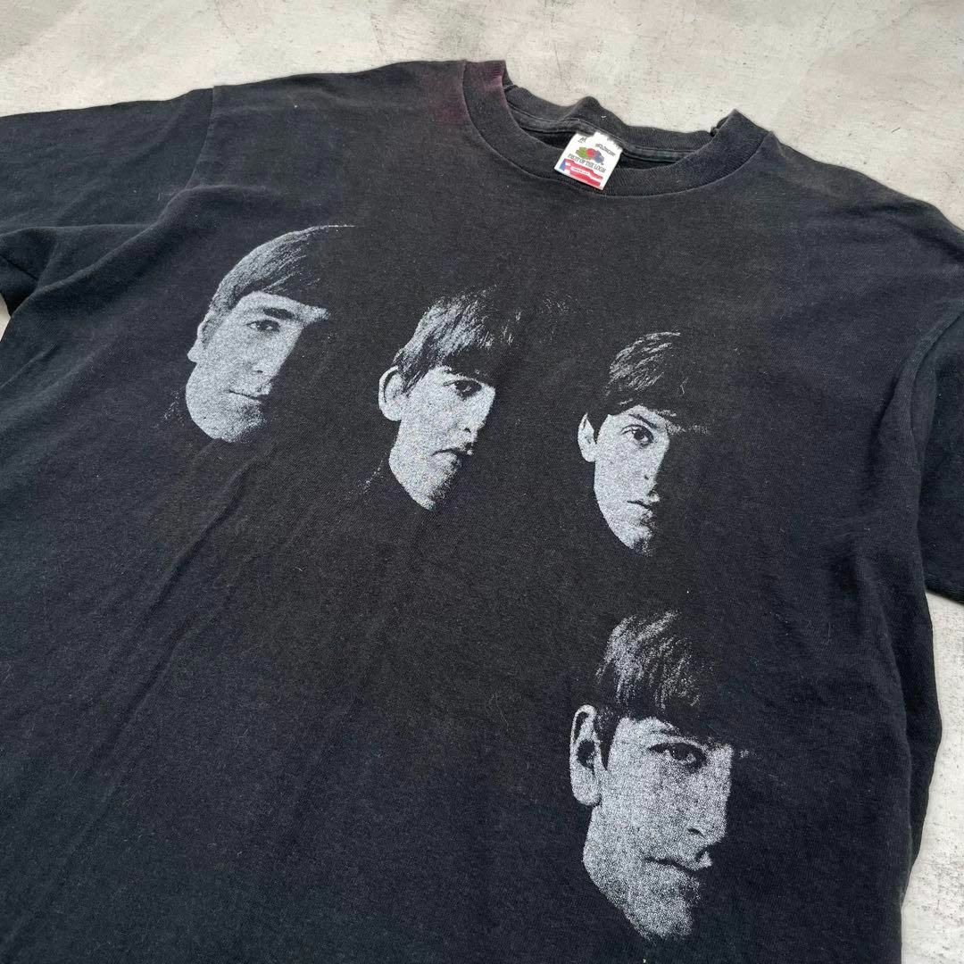 【90s】THE BEATLES ビートルズ 両面 プリント 半袖 Tシャツ M メンズのトップス(Tシャツ/カットソー(半袖/袖なし))の商品写真