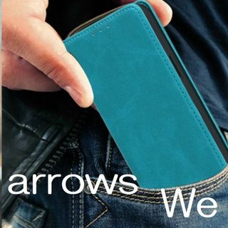 arrows WE スリム マグネット 丈夫 耐水 手帳型 ケース カバー(Androidケース)