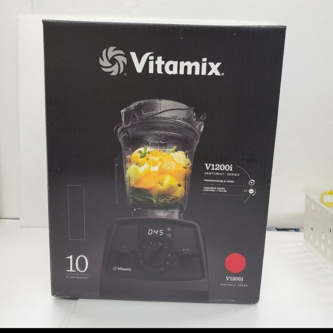 Vitamix(バイタミックス)の未使用■バイタミックスVitamix V1200i 　ブレンダー　レッド スマホ/家電/カメラの調理家電(ジューサー/ミキサー)の商品写真