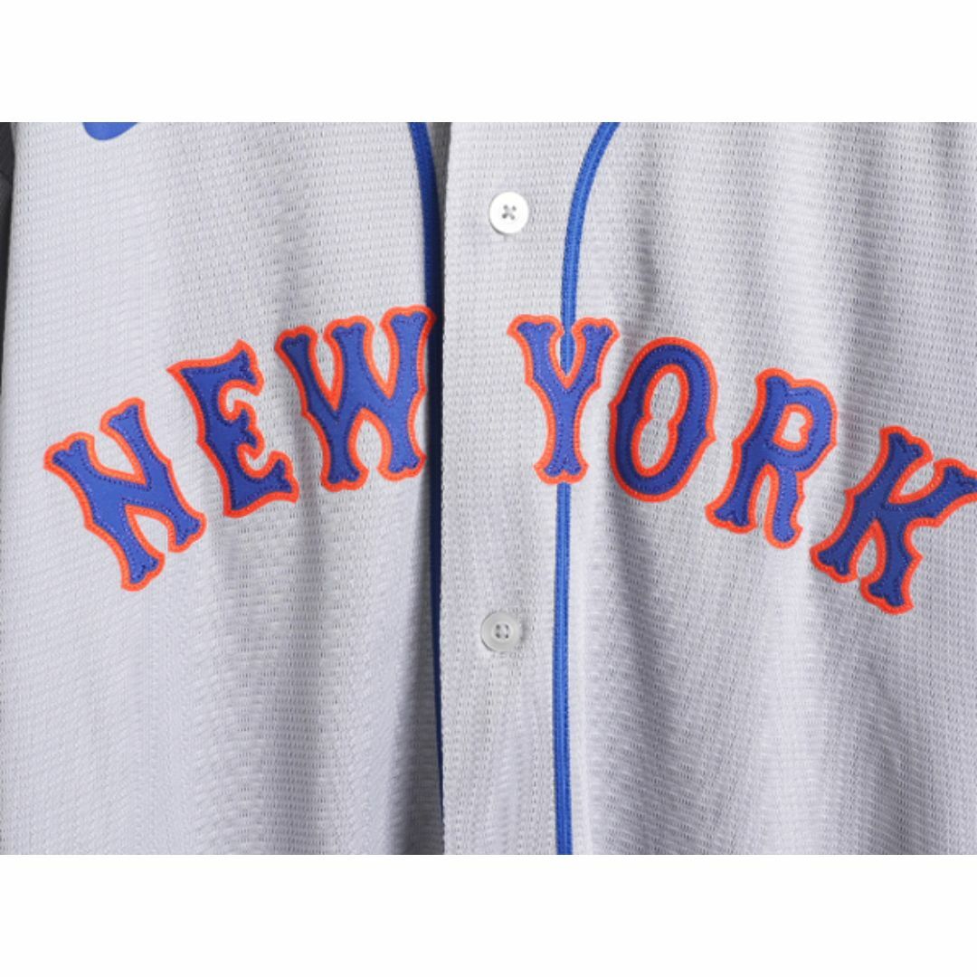 NIKE(ナイキ)のMLB オフィシャル ナイキ メッツ ベースボール シャツ メンズ XL NIKE ユニフォーム ゲームシャツ メジャーリーグ 半袖シャツ 大きいサイズ スポーツ/アウトドアの野球(ウェア)の商品写真