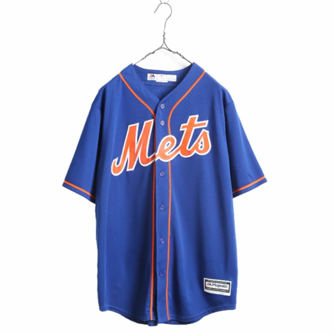 あなたにおすすめの商品 MLB メンズ シャツ ベースボール メッツ Majestic オフィシャル ユニフォームシャツ