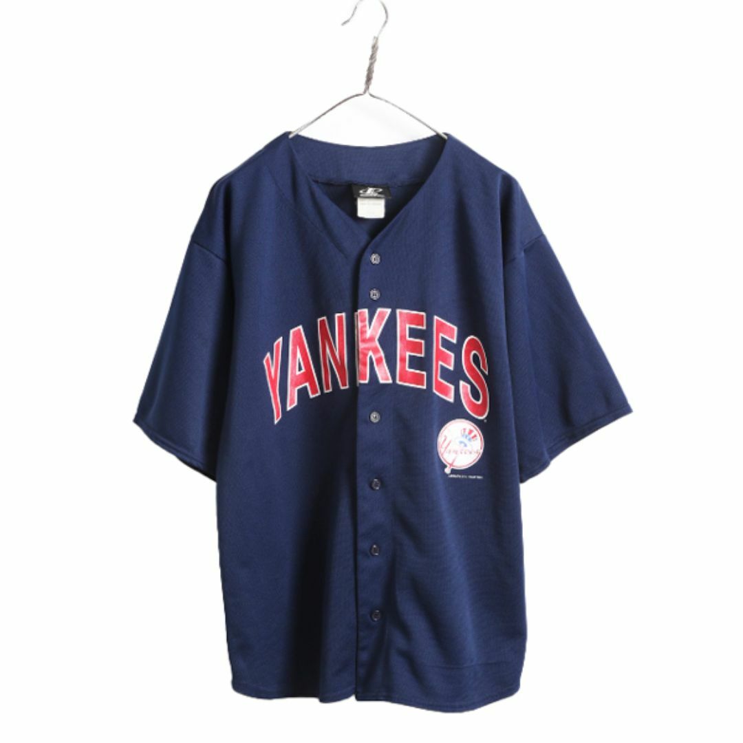 初売り ヤンキース アスレチック ロゴ MLB ベースボール メンズ シャツ ユニフォームシャツ