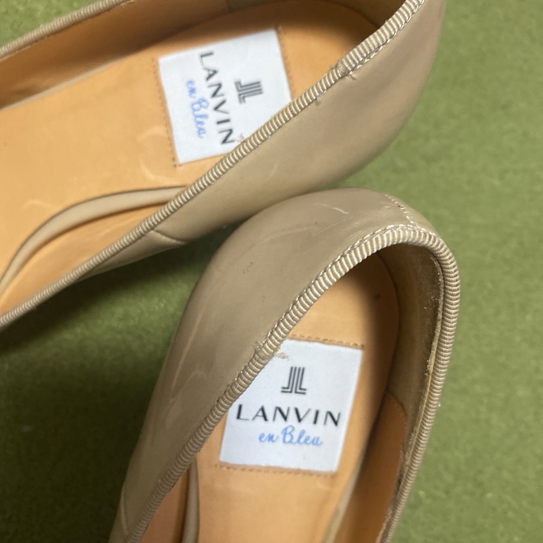 LANVIN en Bleu(ランバンオンブルー)の２９日限定！特別最終値下げ！ランバンオンブルー！素敵なリボンパンプス レディースの靴/シューズ(ハイヒール/パンプス)の商品写真