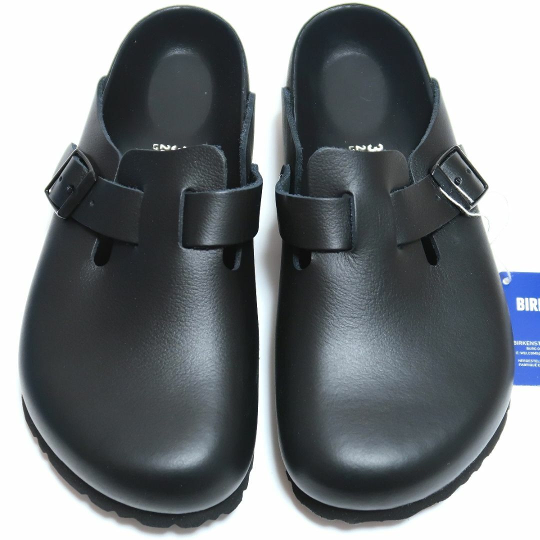 BIRKENSTOCK(ビルケンシュトック)の24.5 新品 BIRKENSTOCK エクスクイジット レザー サンダル 黒 レディースの靴/シューズ(サンダル)の商品写真