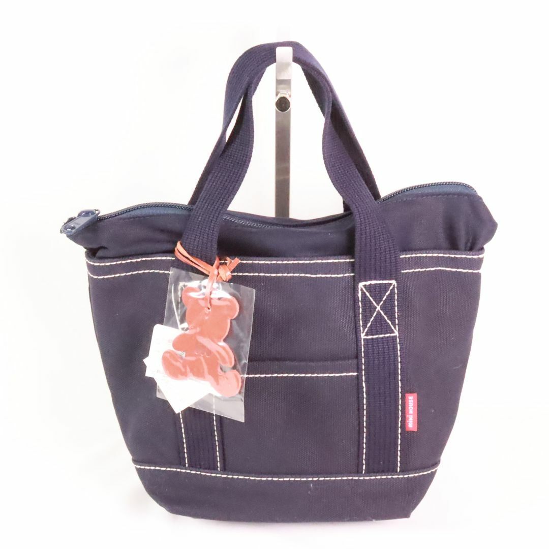 mikihouse(ミキハウス)のMIKI HOUSE　ミキハウス　ミニトートバッグ　紺　タグ付き レディースのバッグ(トートバッグ)の商品写真
