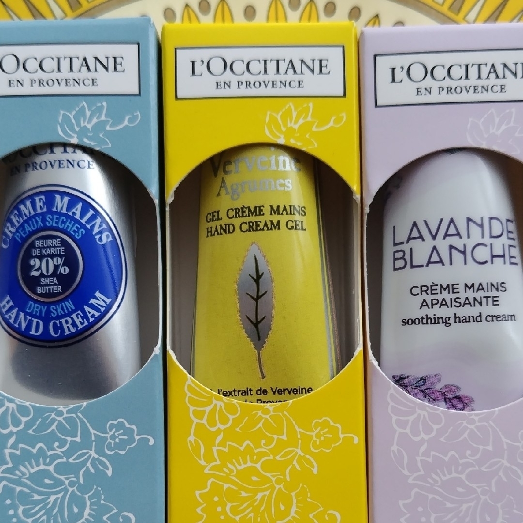 L'OCCITANE(ロクシタン)のロクシタンハンドクリーム4本セット コスメ/美容のボディケア(ハンドクリーム)の商品写真