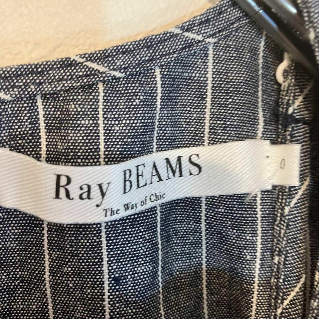 Ray BEAMS(レイビームス)の美品》レイビームス　RAY BEAMS　紺　オールインワン　ジャンプスーツ　0 レディースのパンツ(オールインワン)の商品写真