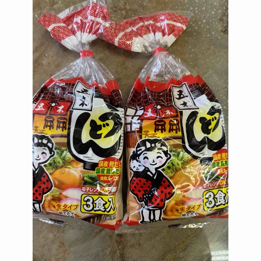 五木食品(イツキショクヒン)の五木食品　3食　スープ付き　うどん　　 2袋セット　生タイプ　　6人前 食品/飲料/酒の食品(麺類)の商品写真