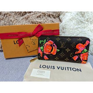 ルイヴィトン(LOUIS VUITTON)の本物！美品☆廃盤レア！ヴィトン ■ モノグラム ローズ/長財布M93759 (財布)