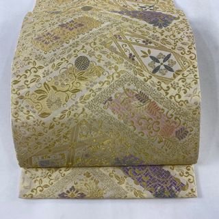 袋帯 美品 秀品 六通 正絹 【中古】(帯)